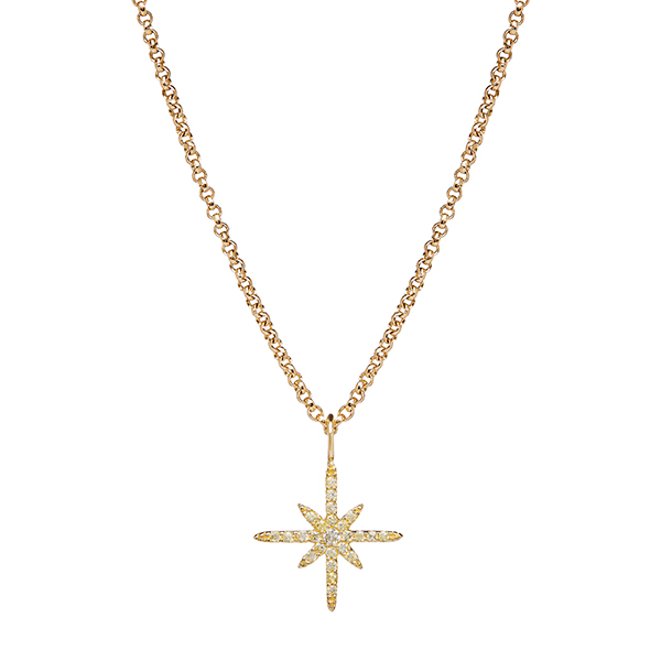 Victorian 9ct gold seed pearl star burst pendant with fine gold chain |  Elegantium