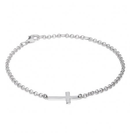 Flat Cross Bracelet