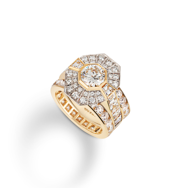 Philippa-Herbert-Ltd-Bespoke-Engagement-Ring-18kt-Yellow-Gold-Platinum-Diamond-with-full-eternity-diamond-bands-1