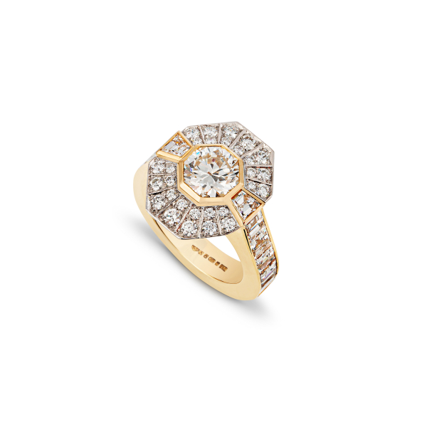 Philippa-Herbert-Ltd-Bespoke-Engagement-Ring-18kt-Yellow-Gold-Platinum-Diamond-with-full-eternity-diamond-bands-1