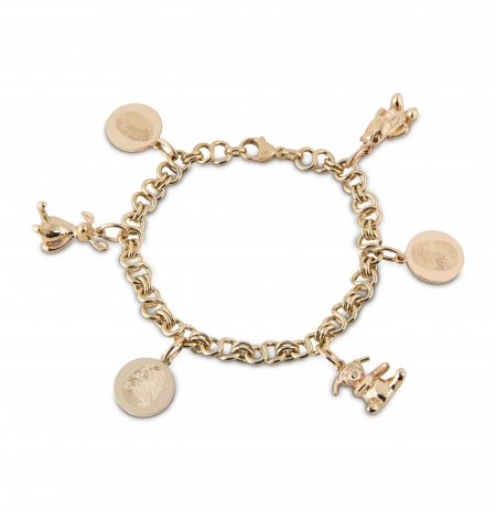 philippa-herbert-solid-9ct-yellow-gold-bespoke-charm-bracelet-with-cuddly-toys-miniatures