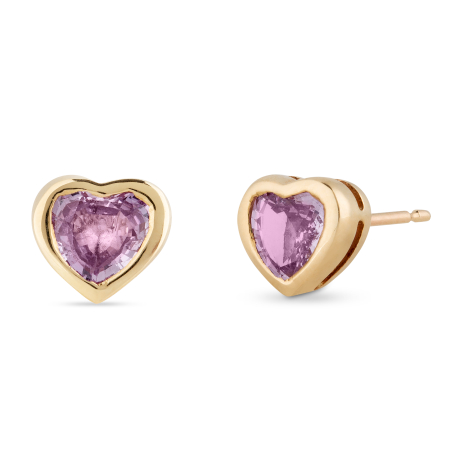 Heart studs