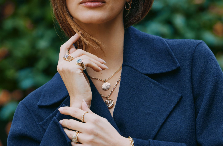 Georgina wears Philippa Herbert and JOSEPH.