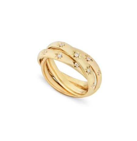 Full Star Set Russian wedding ring